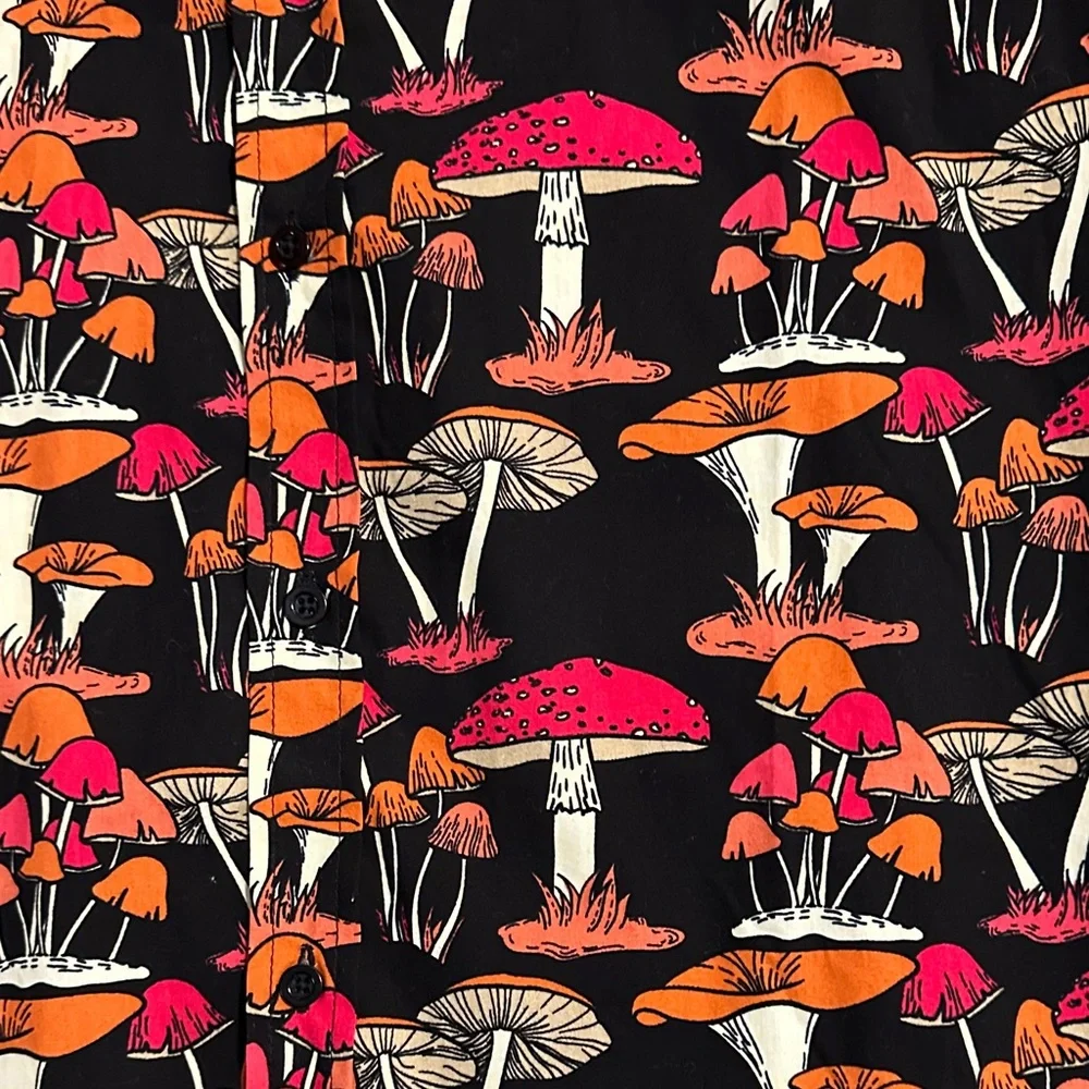 Mushrooms Short Sleeve Shirt and Shorts Set - Picture 5 of 8